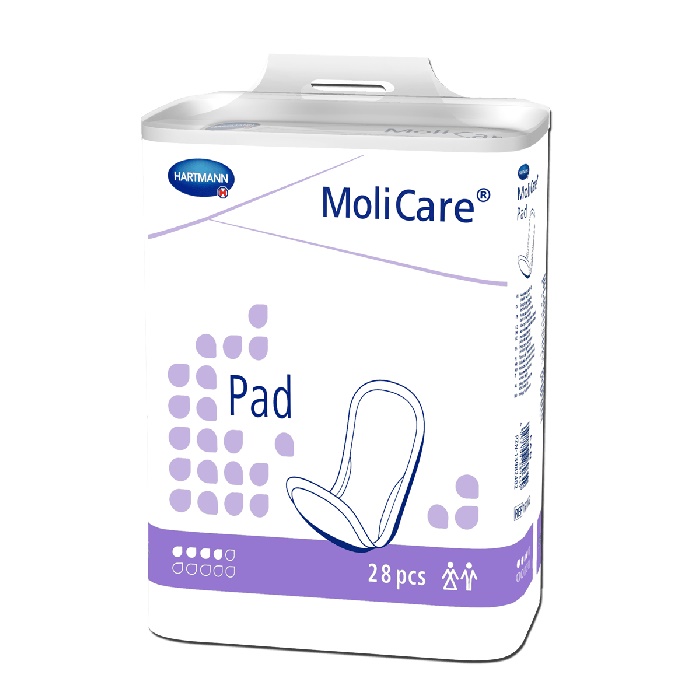 Tampoane absorbante incontinenta 4 picaturi MoliCare Pad (168102), 28 buc, Hartmann