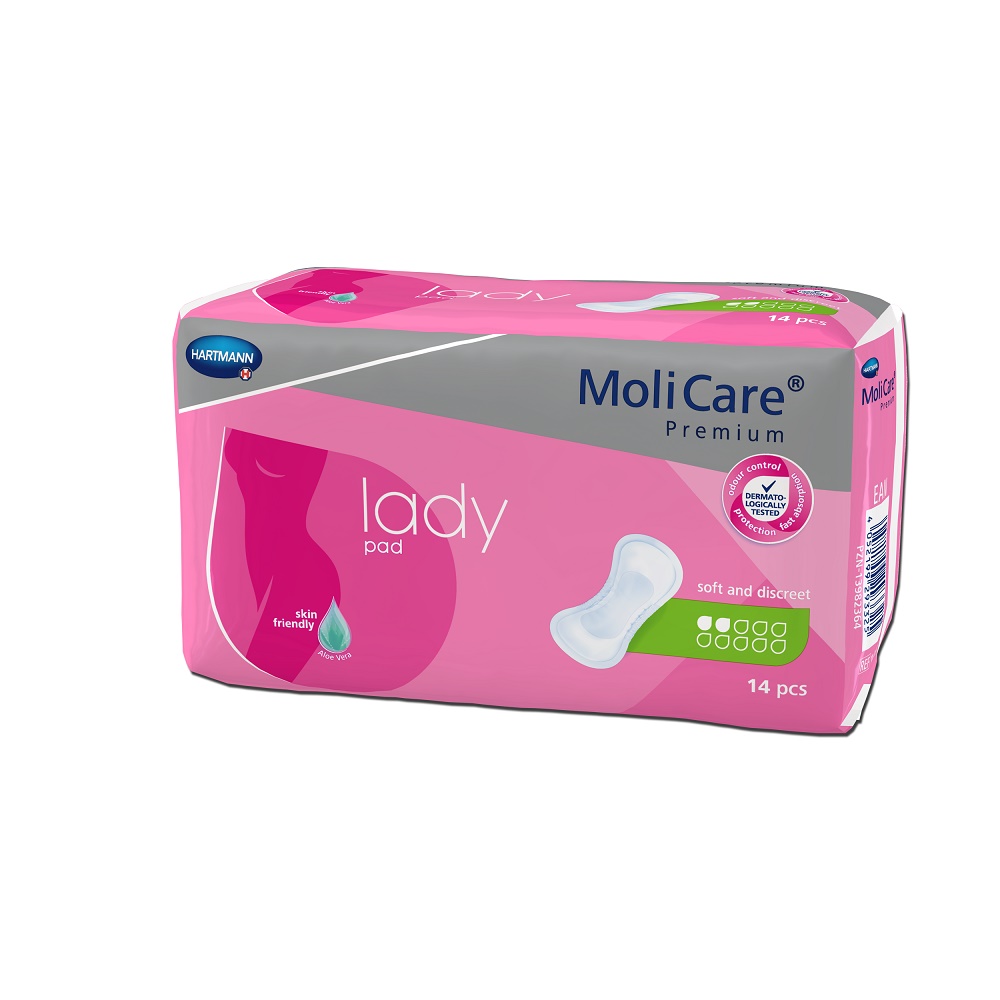 Tampoane MoliCare Premium lady pad 2 picaturi (168634), 14 bucati, Hartmann