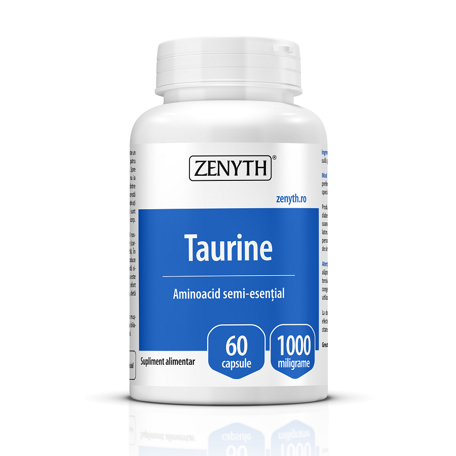 Taurine, 1000 mg, 60 capsule