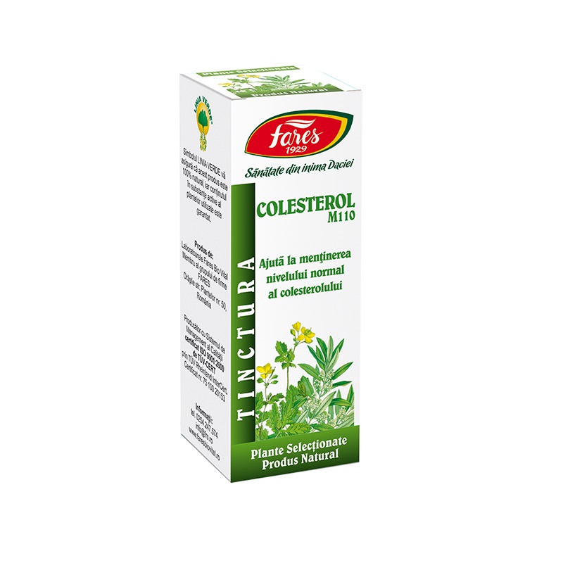 Tinctura Colesterol M110, 30 ml, Fares