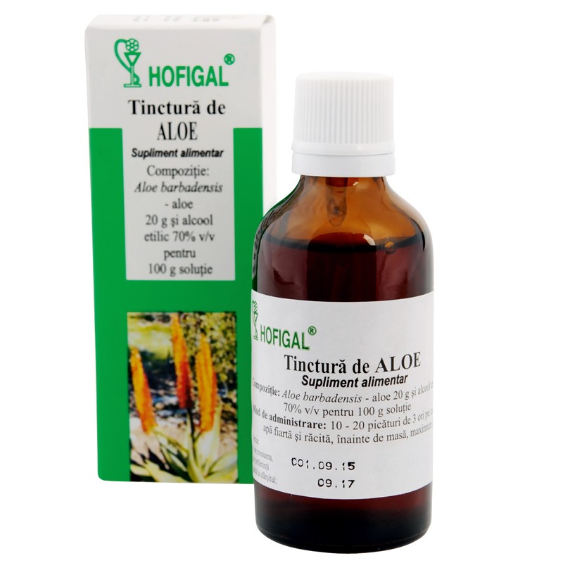 Tinctura de Aloe, 50 ml, Hofigal