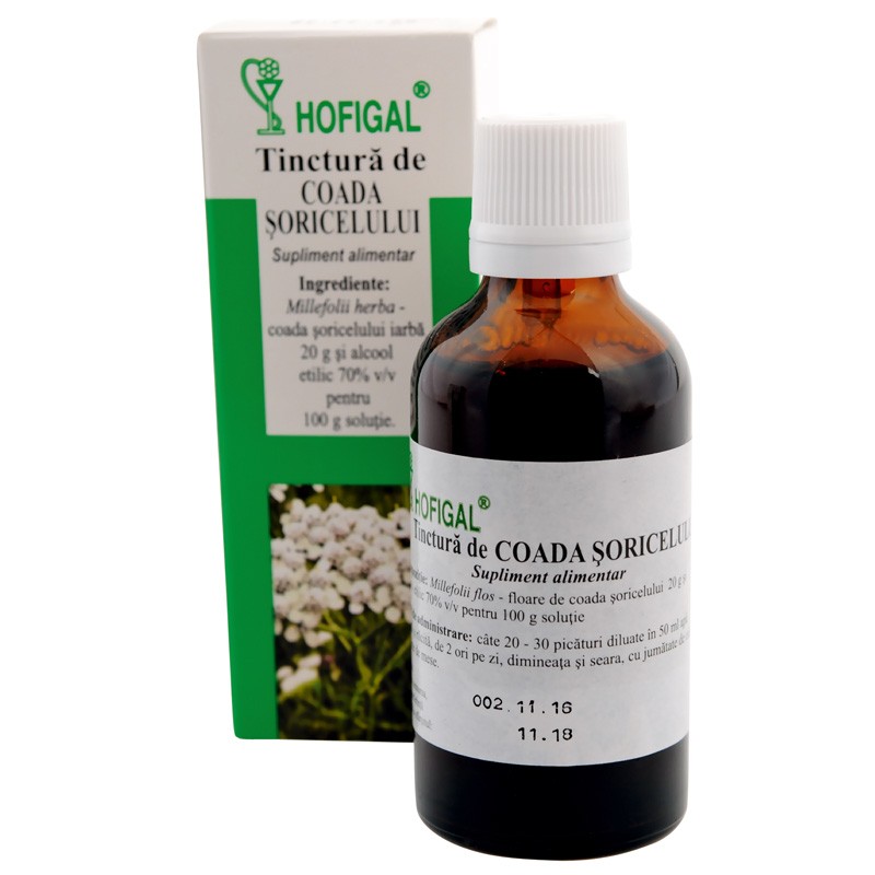 Tinctura de Coada Soricelului, 50 ml, Hofigal