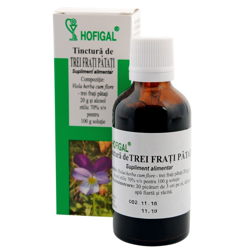 Tinctura de Trei Frati Patati, 50 ml, Hofigal