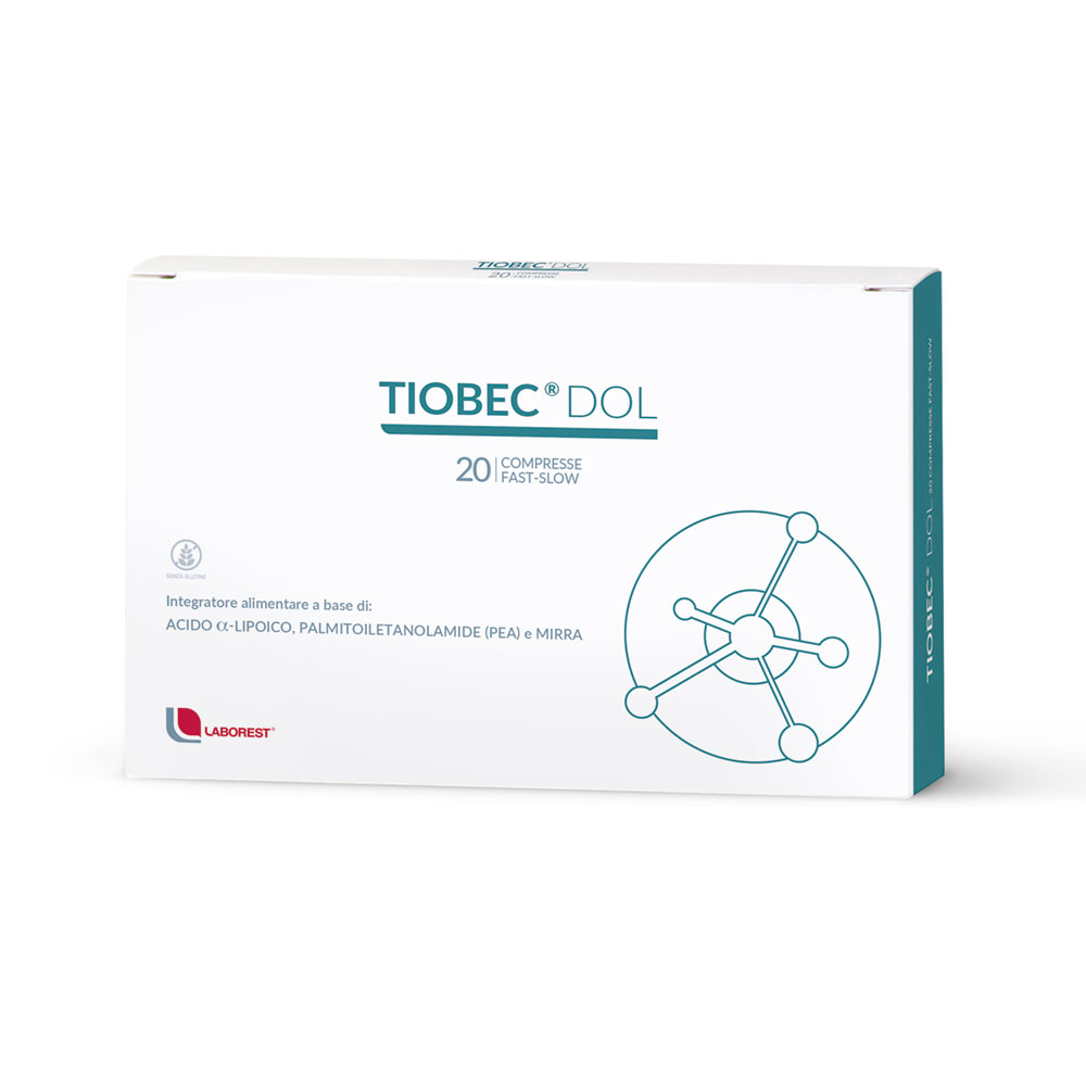 Tiobec Dol, 20 comprimate filmate, Laborest