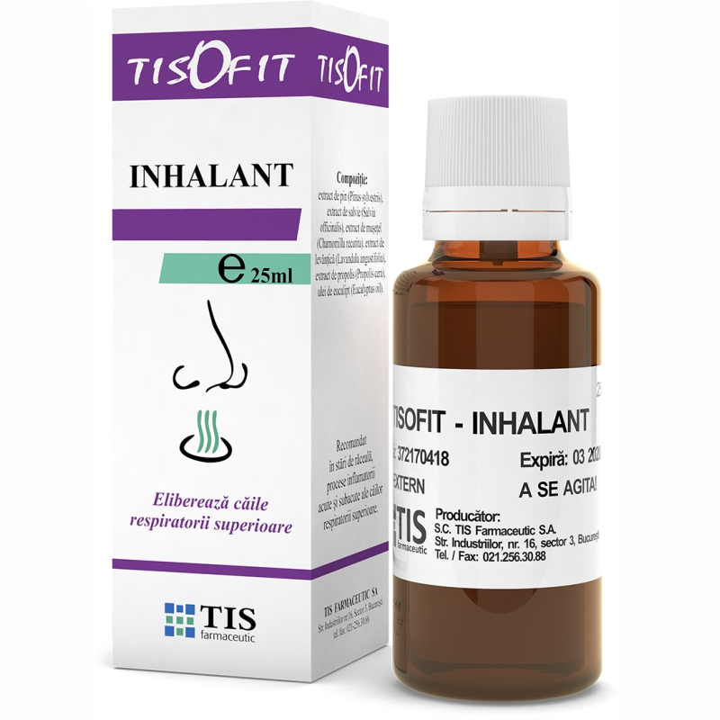 Inhalant Tisofit, 25 ml, Tis Farmaceutic