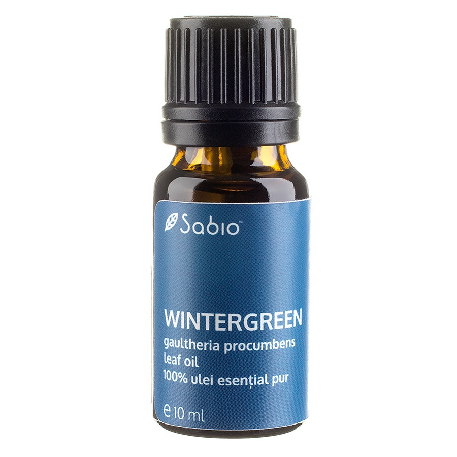 Ulei 100% pur esential Wintergreen, 10 ml, Sabio