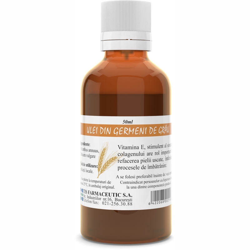 Ulei de germeni de grau, 50 ml, Tis Farmaceutic