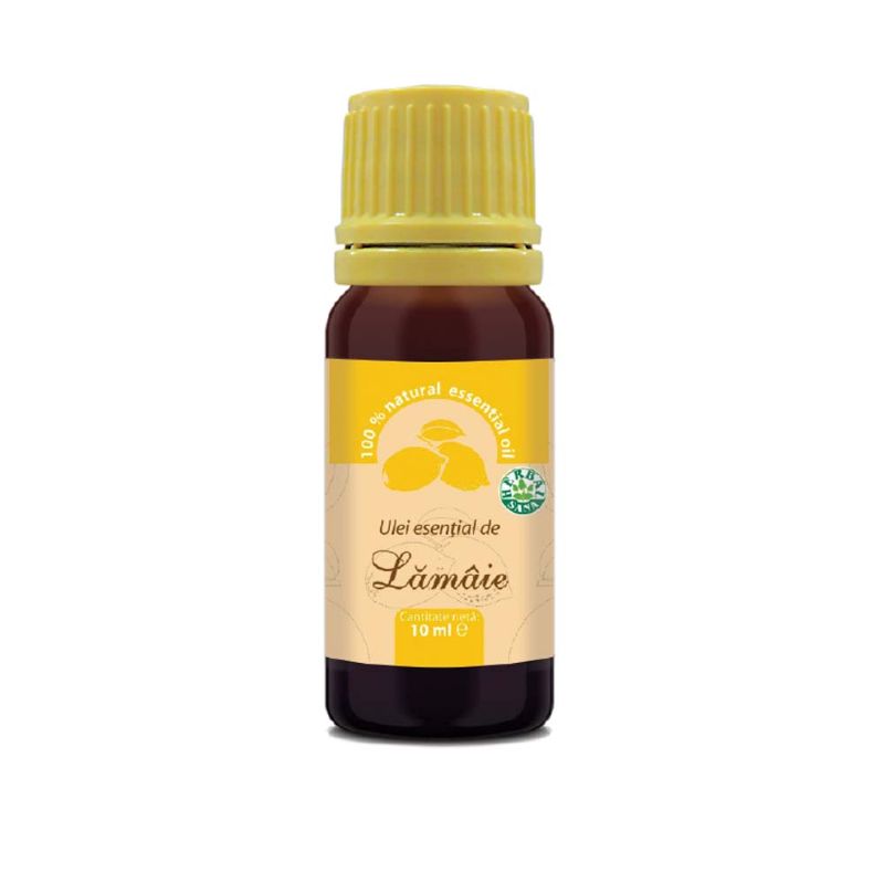 Ulei esential de lamaie 100% pur, 10 ml, Herbavit