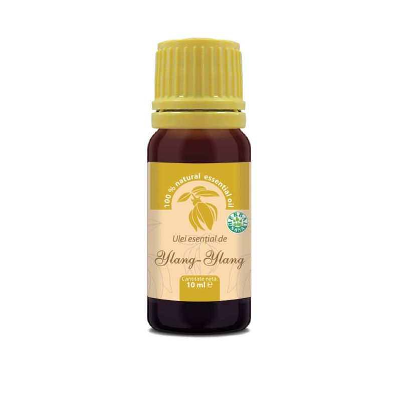 Ulei esential de Ylang-Ylang 100% pur, 10 ml, Herbavit