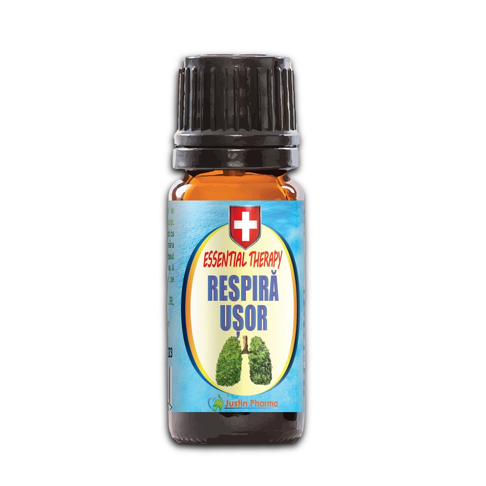 Ulei esential Therapy Respira Usor, 10 ml, Justin Pharma