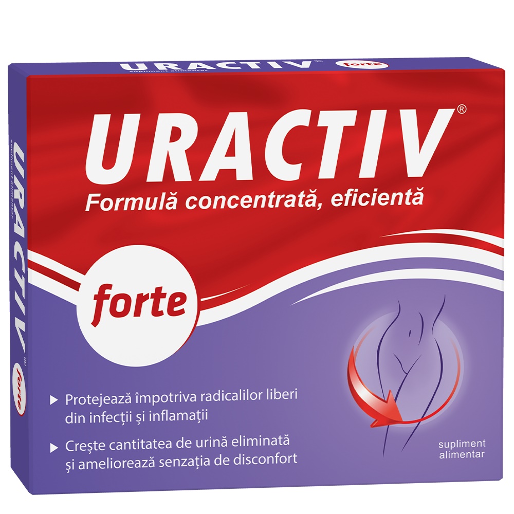 Uractiv forte, 10 capsule, Terapia