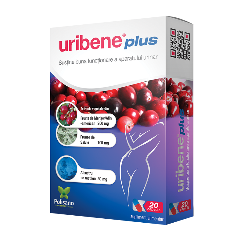 Uribene Plus, 20 capsule, Polisano