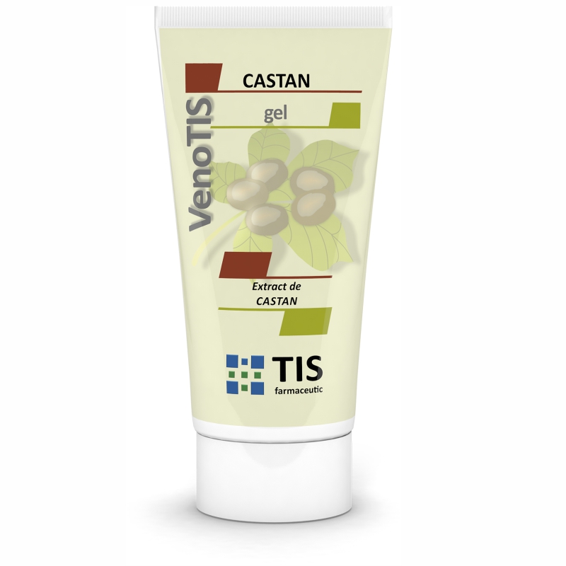 Gel cu castan Venotis, 50 ml, Tis Farmaceutic