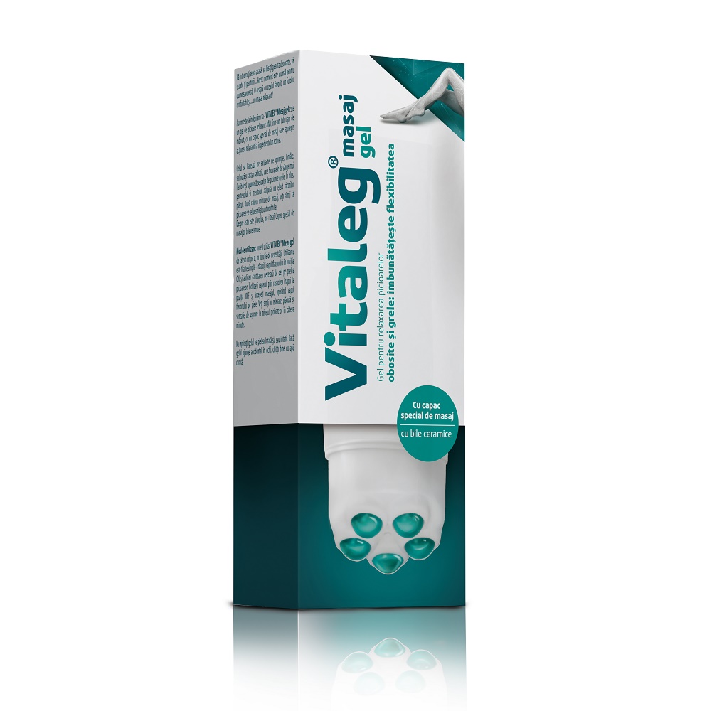 Vitaleg gel de masaj, 120 ml, Aflofarm