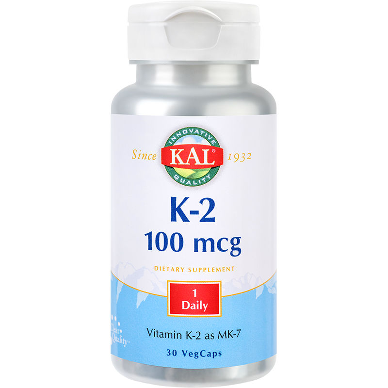 Vitamina K2 100 mcg Kal, 30 capsule, Secom