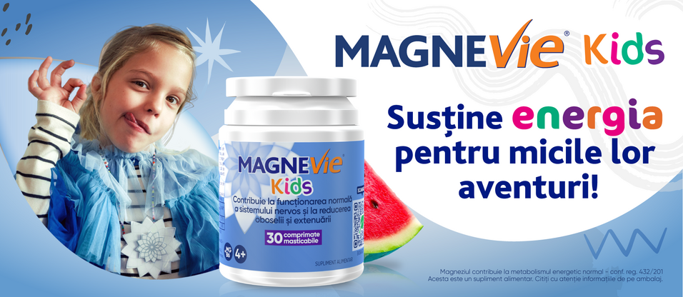 MagneVie Kids, 30 comprimate masticabile, Sanofi
